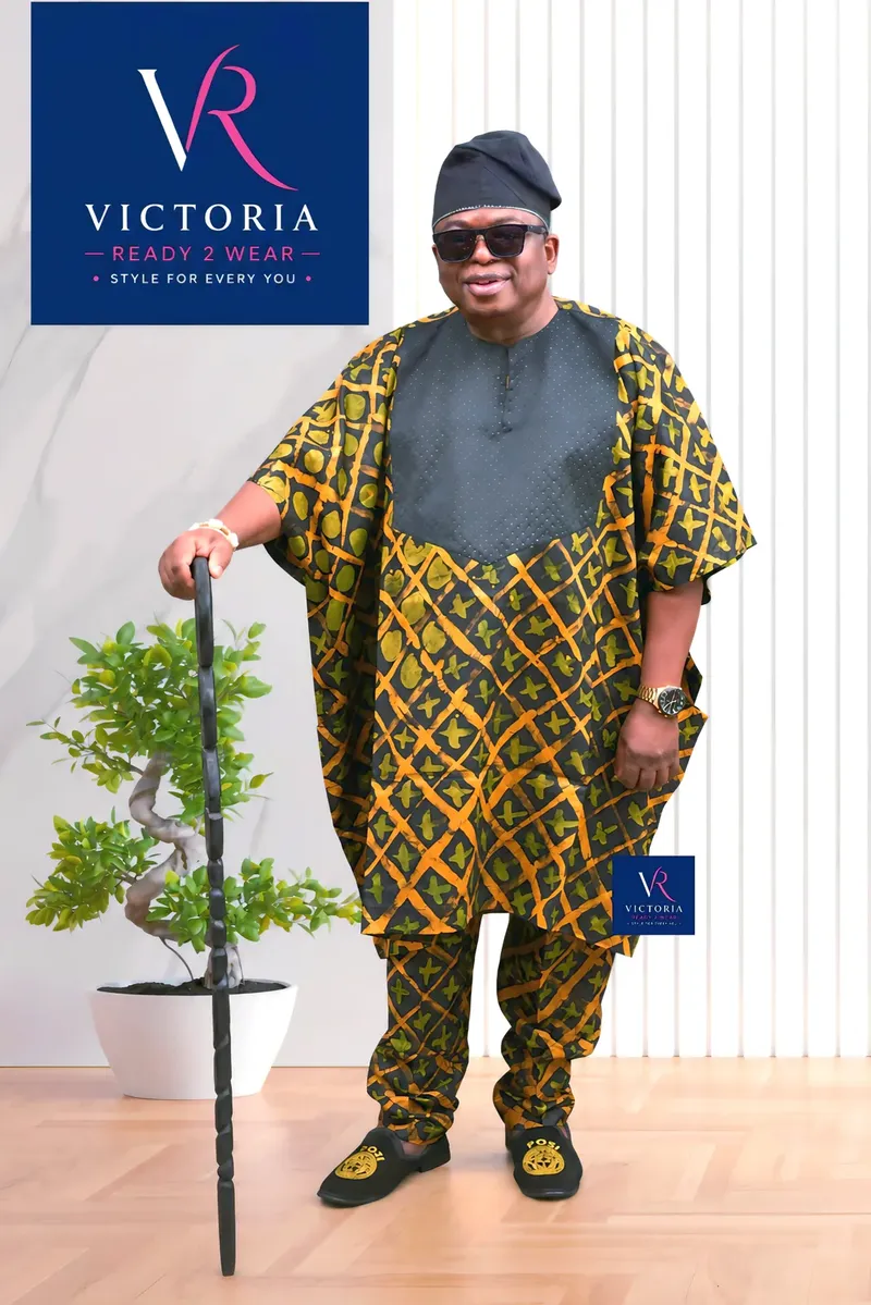 Gold Leaf Agbada