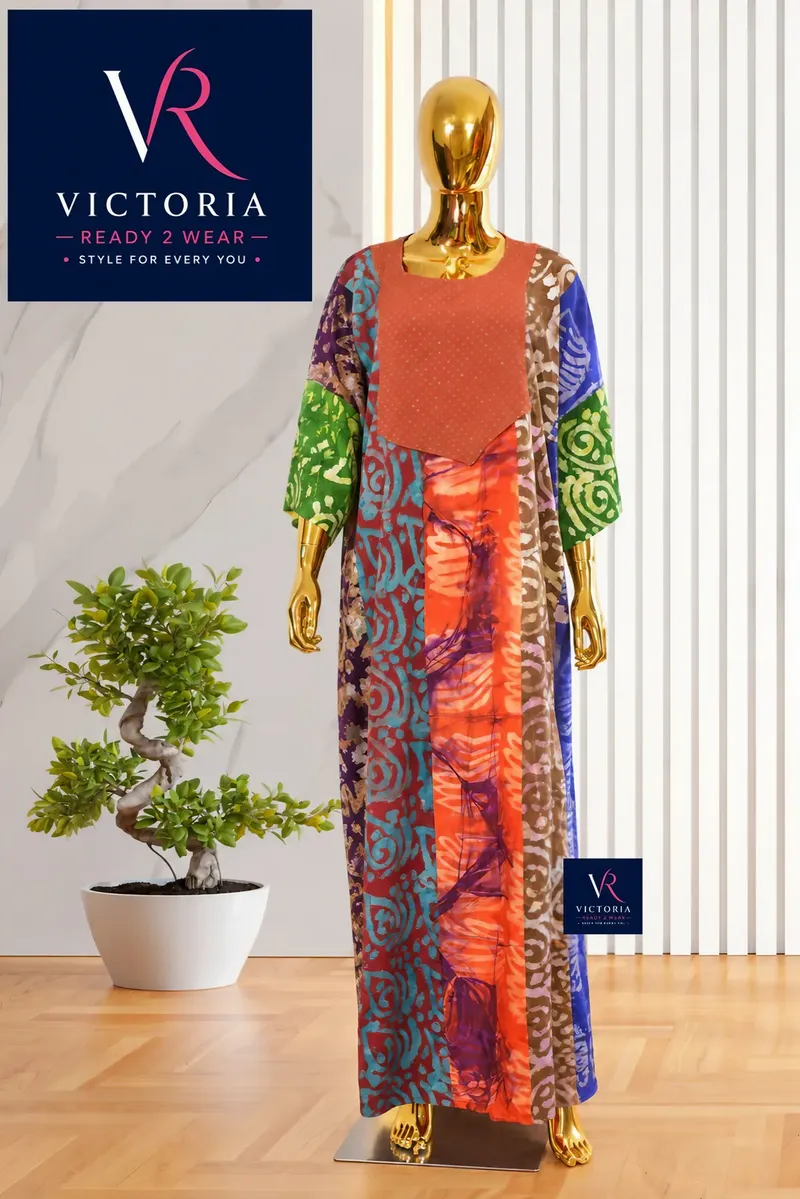 Sunset Patchwork Kaftan
