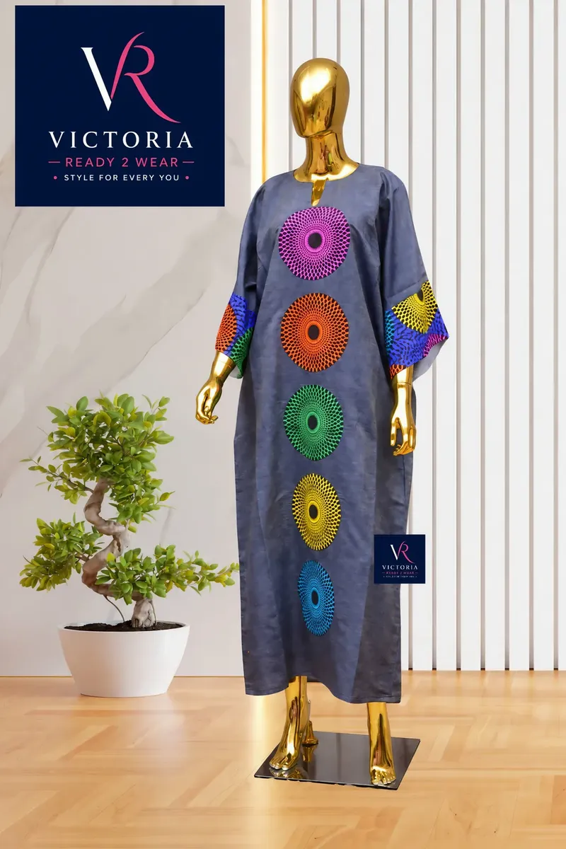 Halo Embroidered Kaftan