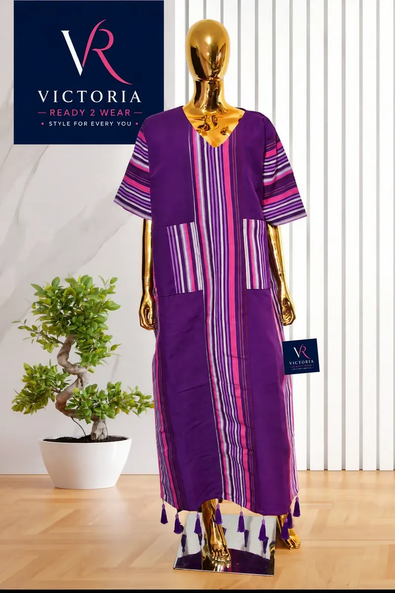 Royal Purple Tassel Kaftan